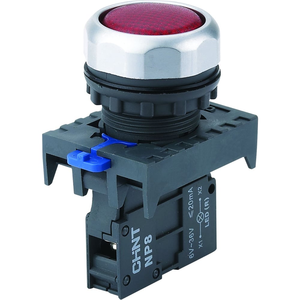 Индикатор CHINT NP8-D/5 желтый, AC110-230В, IP65 (R) (уп. 10 шт.) 667639