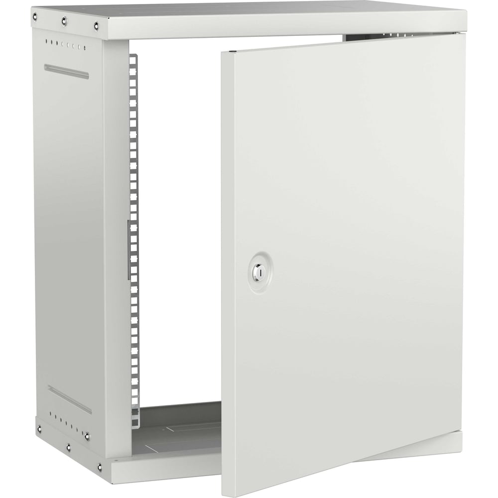 Шкаф настенный GENERICA 19 12U 550х350мм металлическая дверь серый LWE3-12U53-MF-G