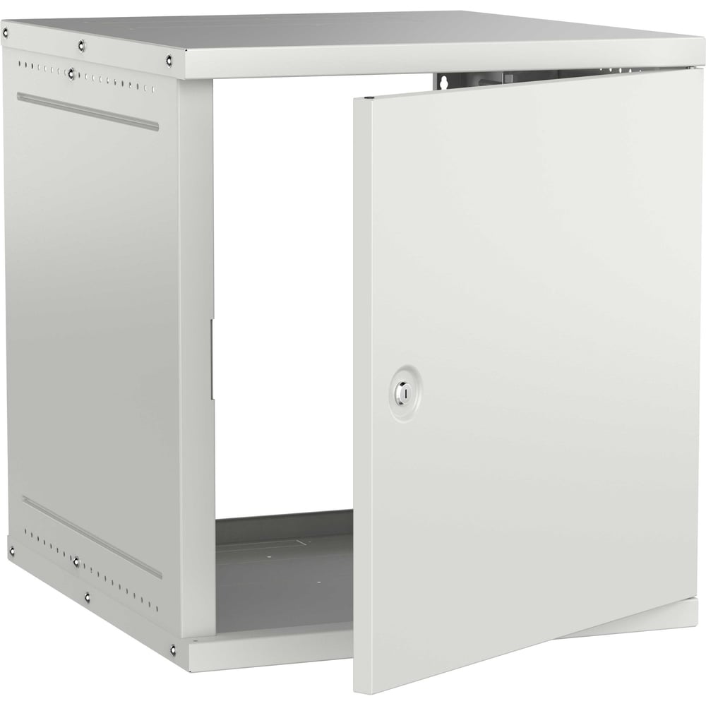 Шкаф настенный GENERICA 19 12U 600х650мм металлическая дверь серый LWE3-12U67-MF-G