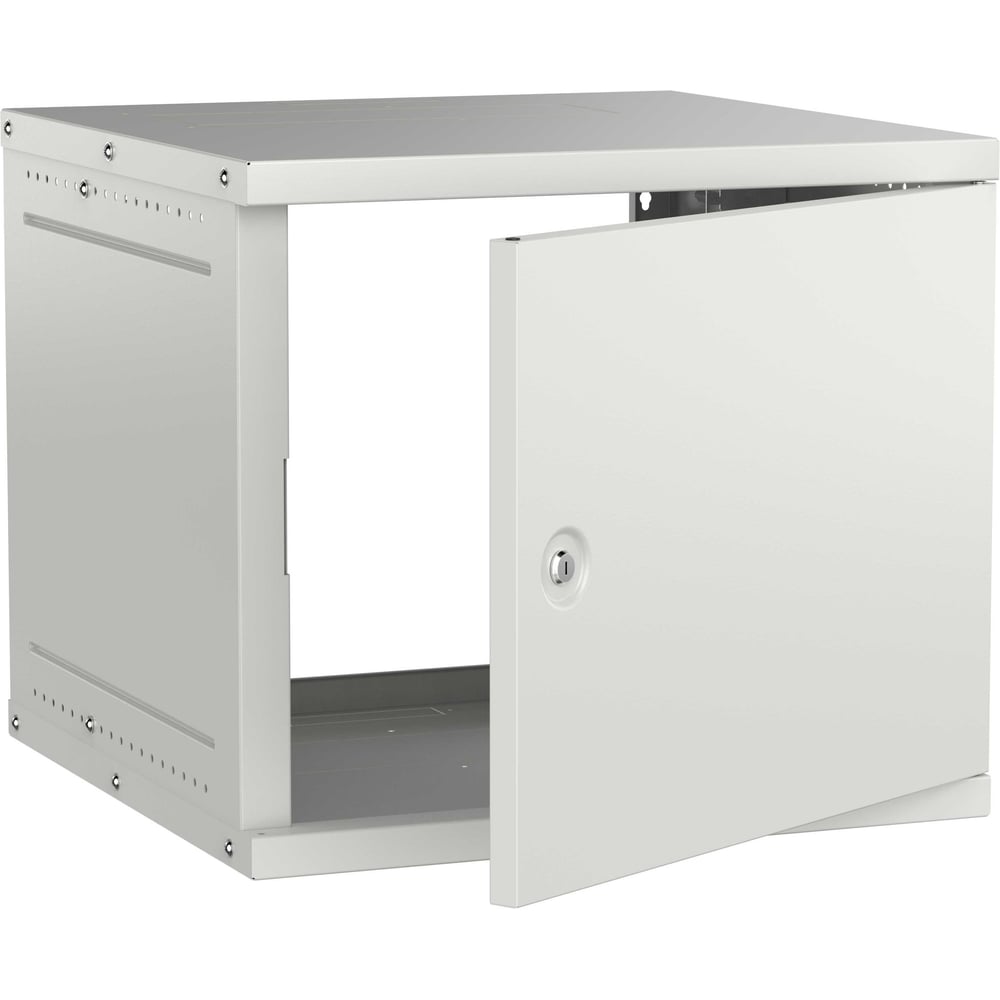 Шкаф настенный GENERICA 19 9U 600х600мм металлическая дверь серый LWE3-09U66-MF-G