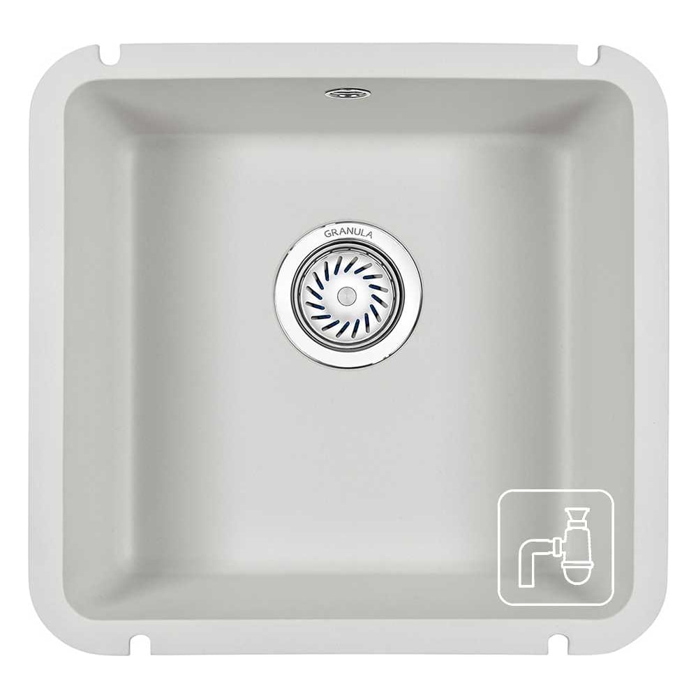 Изображение товара Кухонная мойка Granula GR-3801 арктик из кварца