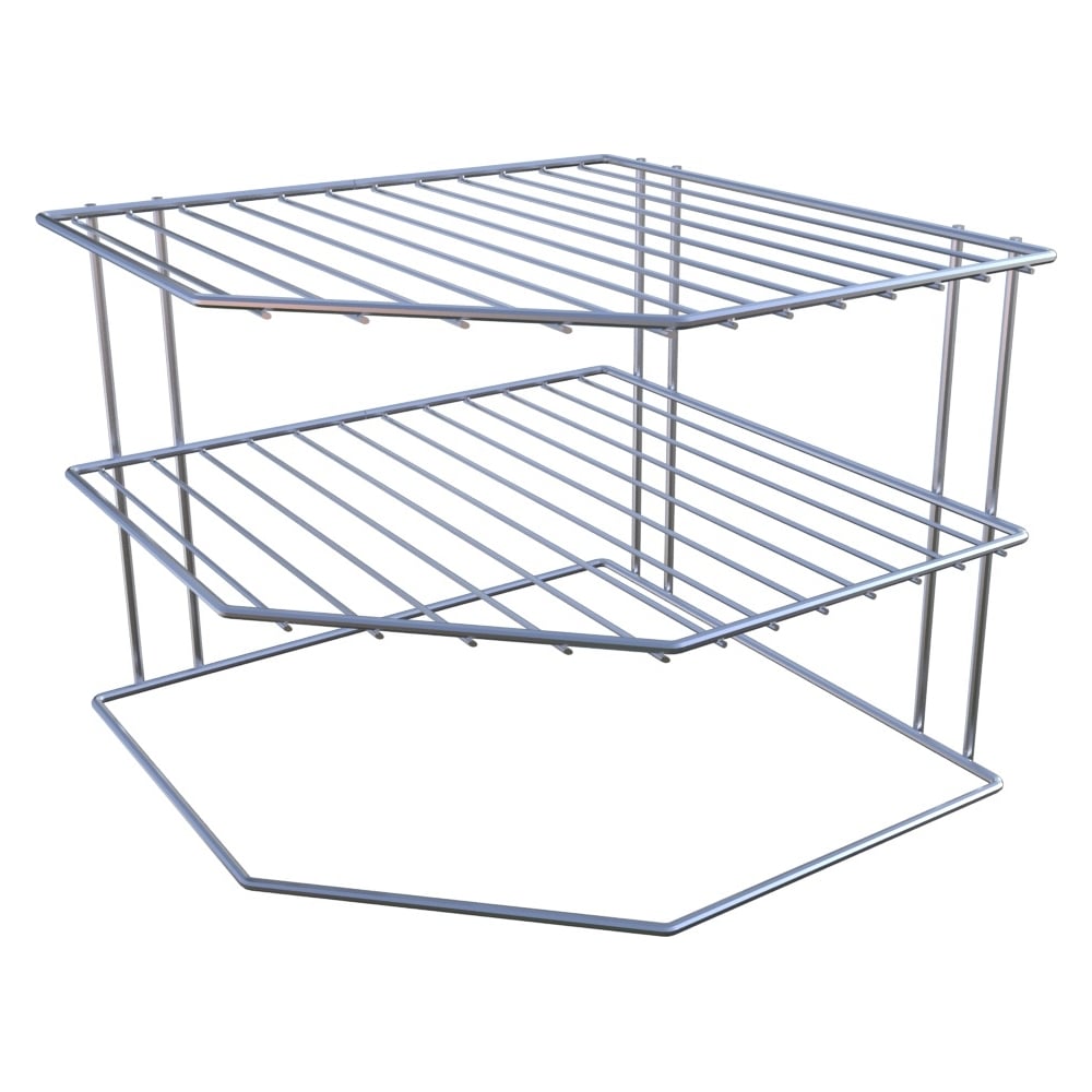 Изображение товара Угловая настольная подставка Rosenberg RUS-270043 Zn из нержавеющей стали