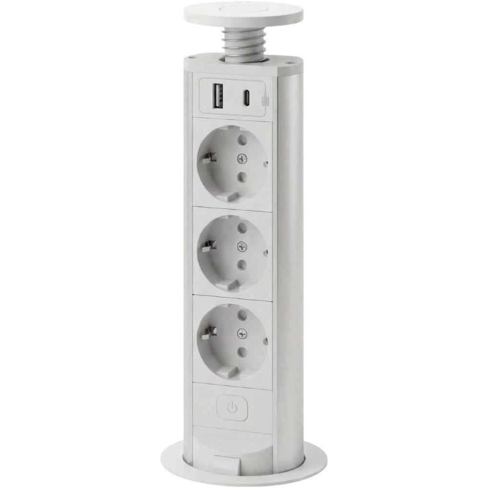 Изображение товара Встраиваемая розетка с USB INRIOR RUFH-02-10 для столешницы, белая Изображение товара Встраиваемая розетка с USB INRIOR RUFH-02-10 для столешницы, белая