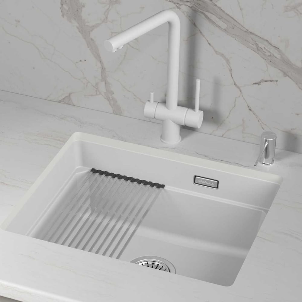 Изображение товара Мойка GRANULA KS- 5501iU белый кварц АРКТИК