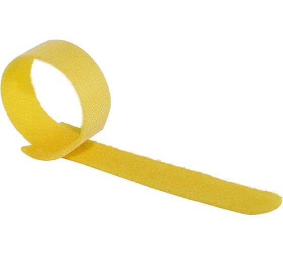 Изображение товара Хомуты для проводов (липучка) TDM ELECTRIC ХЛ 12х135 мм желтый упаковка 20 штук SQ0515-0717