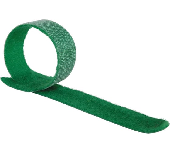 Изображение товара Хомуты для проводов (липучка) TDM ELECTRIC ХЛ 16х310 мм зеленый упаковка 20 штук SQ0515-0713