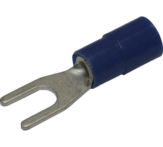 Изображение товара Вилочный изолированный наконечник KLR RNE-325 с нейлоновой манжетой Синий НУ=100шт 6600325