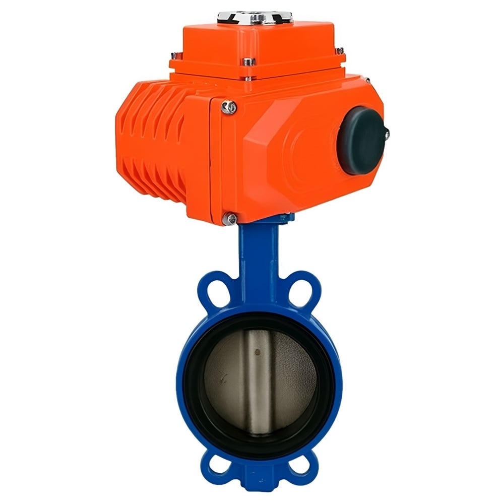 Затвор DN.ru QT450-304-EPDM-2W-Fb-ISO-H Ду80 Ру25, с электроприводом QT2-008-24VDC D050-96784