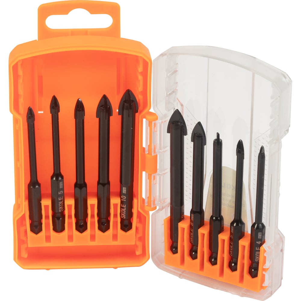 Сверло по стеклу 10шт SKOLE (ST8) ST8-10PC
