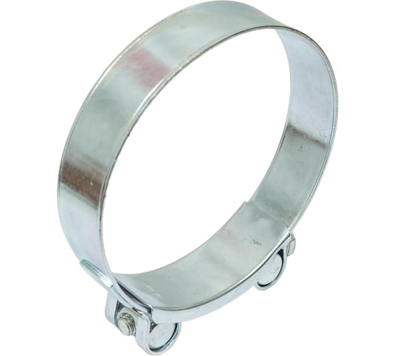 Изображение товара Силовой хомут Nord-Yada Д: 98-103 мм, Ш: 24 мм, Т: 1,5 мм, болт: М8х75, оцинкованная сталь 906004