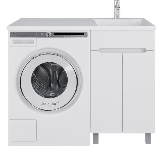 Изображение товара Комплект: Напольная тумба Sanstar Эллада 50 с мебельным умывальником Даллас 110 правый 311.1-1.4.1.КП