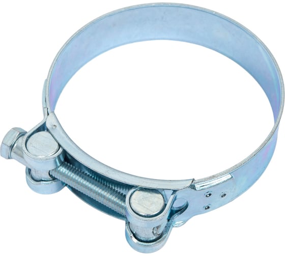 Изображение товара Силовой хомут Nord-Yada Д: 92-97 мм, Ш: 24 мм, Т: 1.5 мм, болт: М8х70, оцинкованная сталь 906003