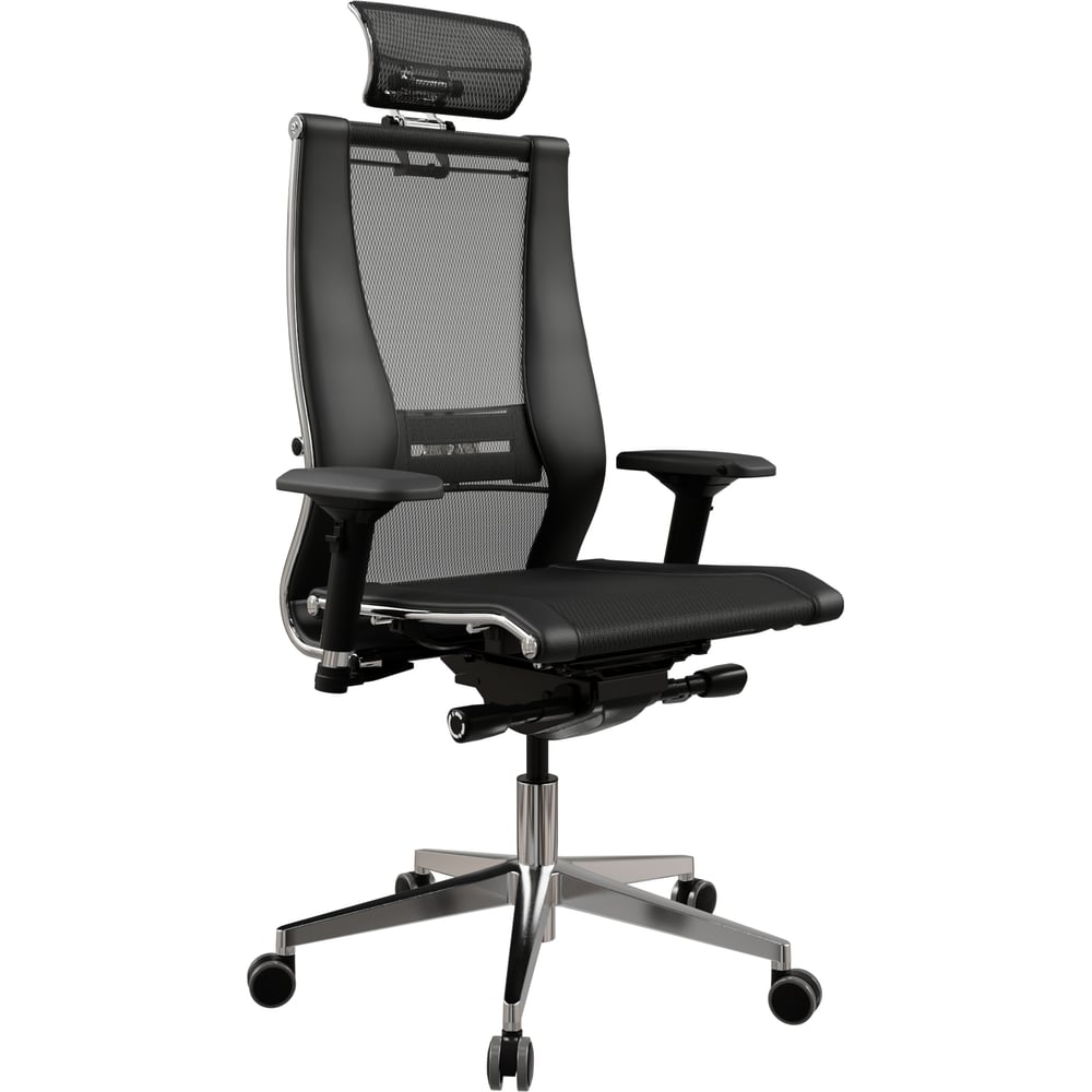 Кресло руководителя МЕТТА Samurai L2-14D - TS+Infinity /Kc09/Nc09/D04P/H13mM-3D(M26.B32.G25.W03) (Черный) z8A.3.15.109