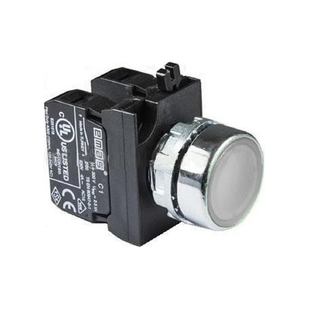 Изображение товара Кнопка со светодиодной подсветкой CM250DB белая