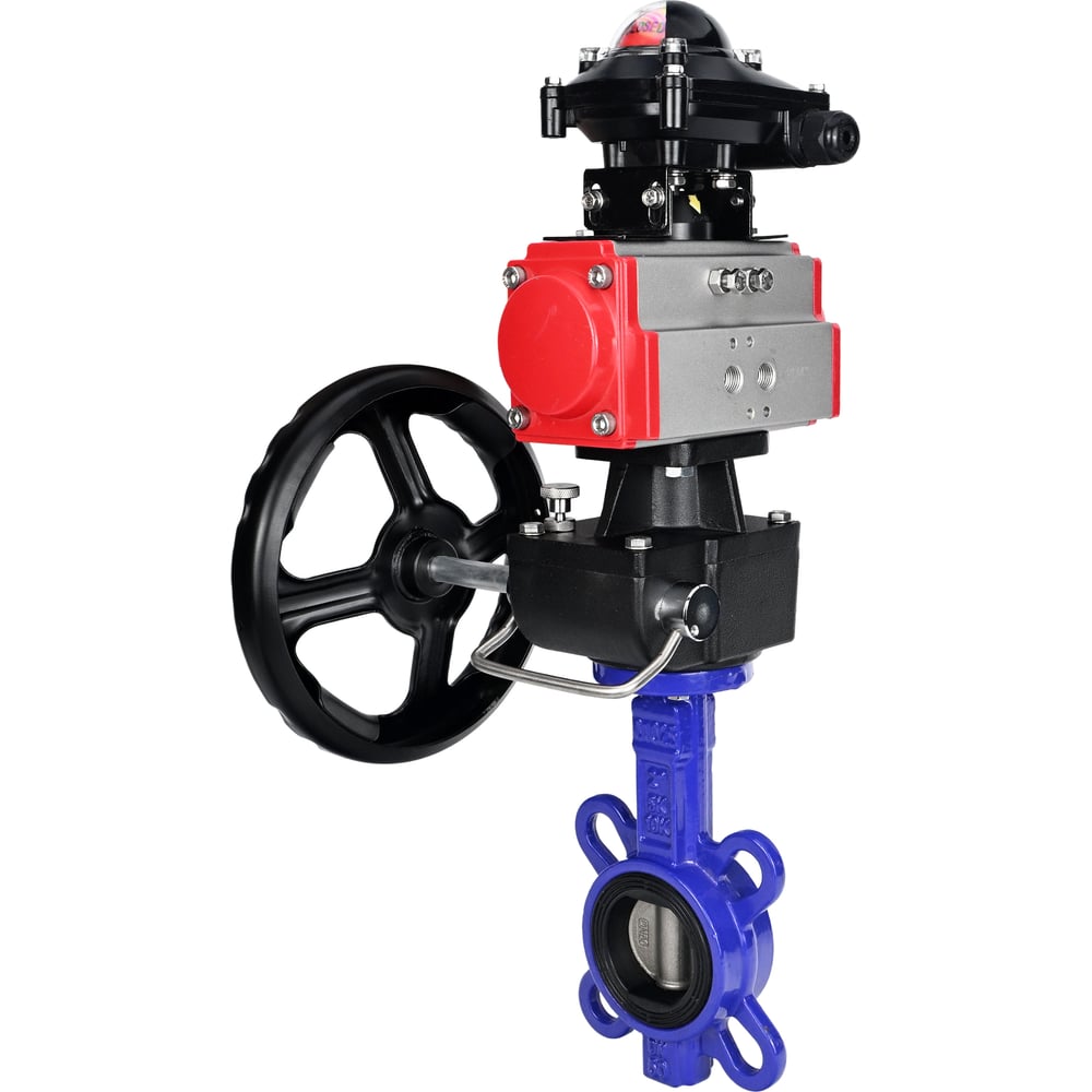 Затвор DN.ru QT450-304-EPDM-2W-Fb-ISO-H Ду65 Ру25, с пн.прив. DA-065, РД HDM-1, БКВ LSB-210 D050-97030