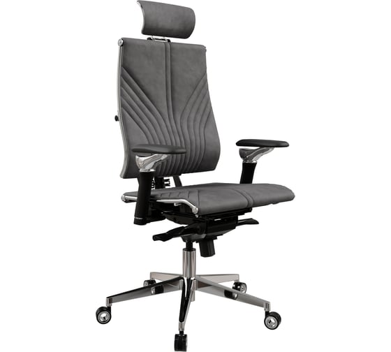 Изображение товара Кресло руководителя METTA Y 4DF L2-12D - GoyaLE /Kc31/Nc31/D06P/H13mV-3D(M06.B35.G11.W04) (Темно-серый)