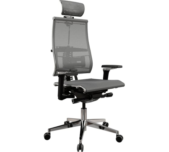 Изображение товара Кресло руководителя МЕТТА Y 4DF B2-5D - YM93 /Kc00/Nc00/D15P/H13mM-3D(M26.B35.G25.W03) (Серый-Тем.Серый) zB7.F.15.139
