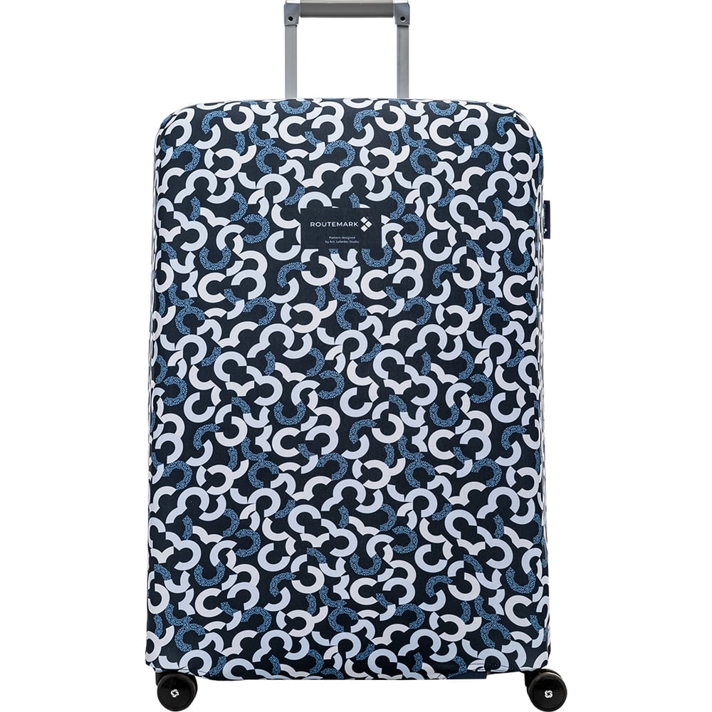 Изображение товара Чехол для чемодана ROUTEMARK Эски Артемия Лебедева SP310 L/XL синего цвета