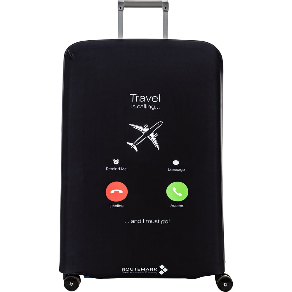 Изображение товара Чехол для чемодана ROUTEMARK Travel is calling SP240 L/XL черный