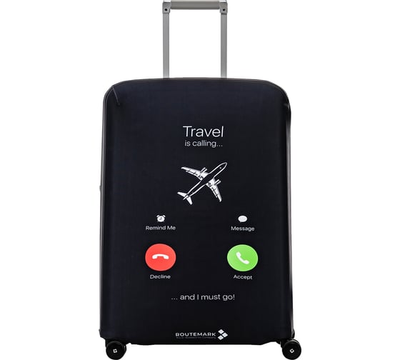 Изображение товара Чехол для чемодана ROUTEMARK Travel is calling SP240 размер M/L Traviscall-M/L