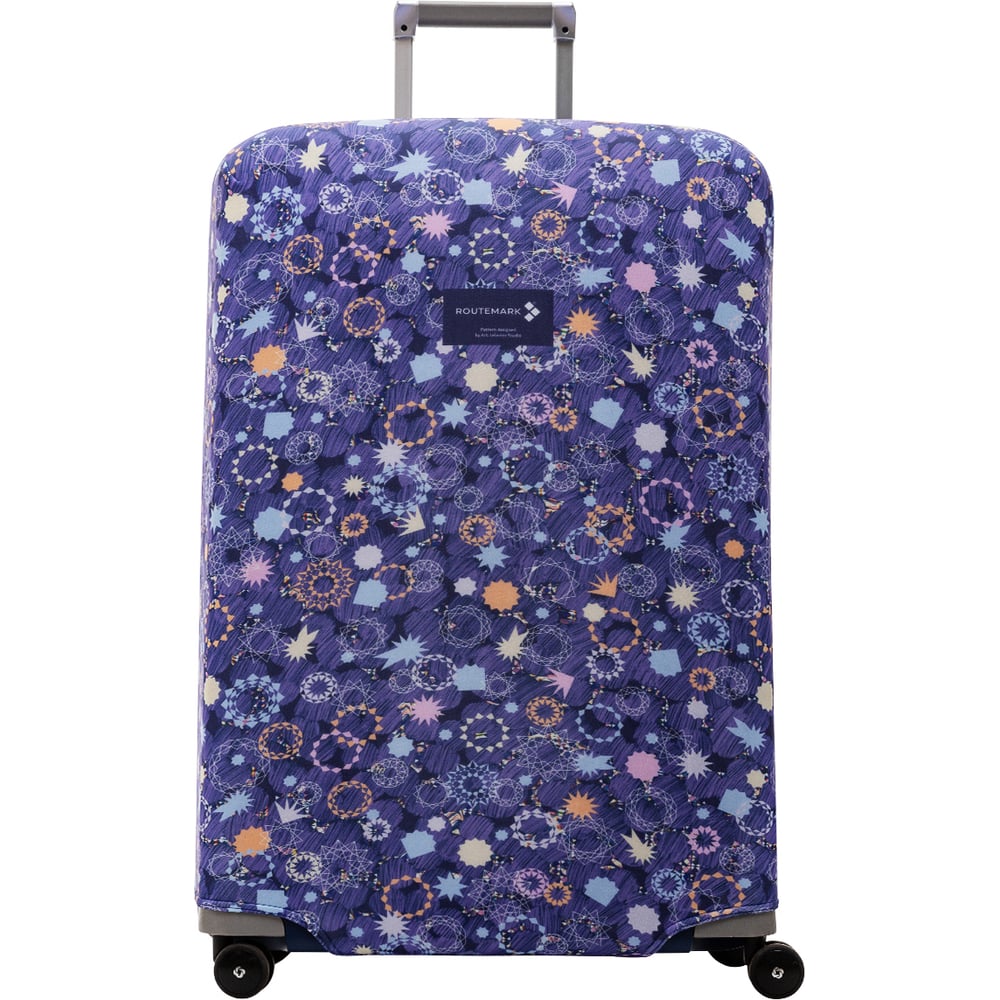 Изображение товара Чехол для чемодана ROUTEMARK Блестки, искры, конфетти Артемия Лебедева SP500 размер L/XL Искры500-L/XL