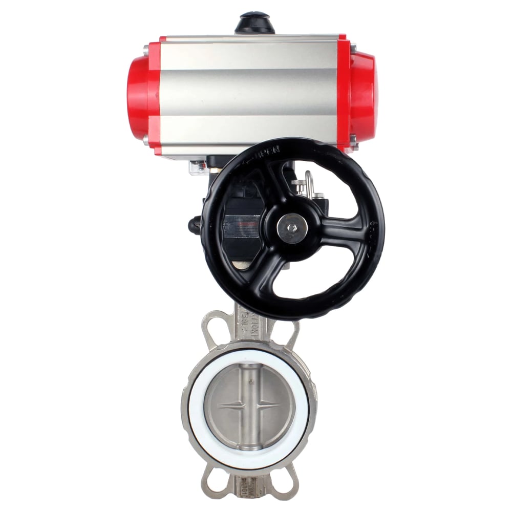 Затвор DN.ru WCB-316L-PTFE Ду125 Ру16, с пн.прив. DA-105, РД HDM-3 D050-95077