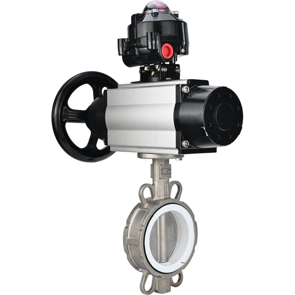 Затвор DN.ru WCB-316L-PTFE Ду125 Ру16, с пн.прив. DA-105-1, БКВ LSB-410 D050-95313