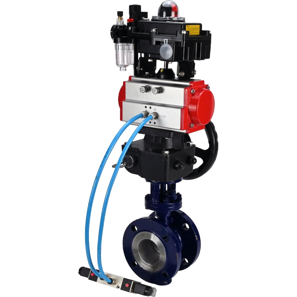 Затвор DN.ru WCB-316-M-F-ISO Ду150 Ру25, с пн.прив. DA-160 пн.распр. PND1-T10-220VAC БКВ LSB-410 РДом HDM-4, БПВ D050-94826