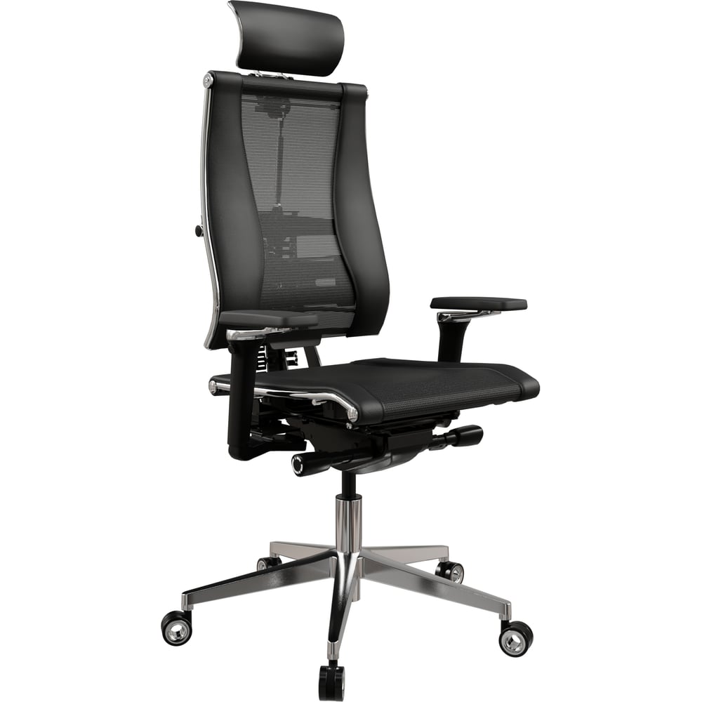 Кресло руководителя МЕТТА Y 4DF B2-14D - YM93+Infinity /Kc09/Nc09/D15P/H13mL-3D(M26.B32.G25.W04) (Черный) zA4.F.5.10A