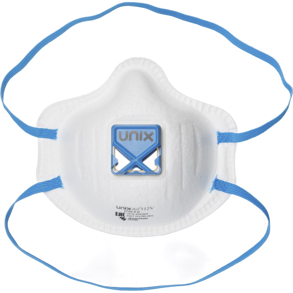Полумаска формованная фильтрующая UNIXAir UNIX Air 112V FFP2 R D сварка 10 шт. 102-044-0035