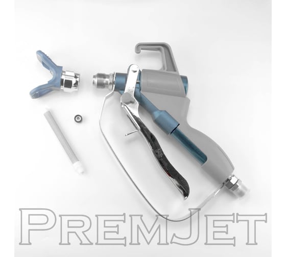 Изображение товара Распылитель окрасочный безвоздушного распыления PremJet PJ138 (линейный, соплодерж, 3/8,курок 4п, 250 bar) 24046