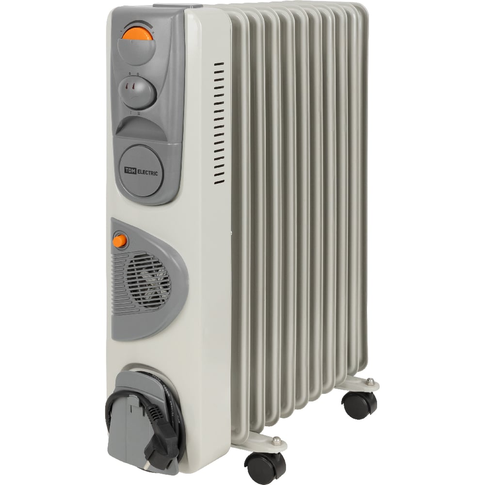 Изображение товара Масляный обогреватель TDM ELECTRIC МО-11ТВ 2500 Вт с вентилятором и термостатом