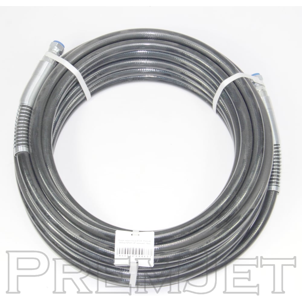 Рукав окрасочный 3/8 PremJet (500bar, NPSM 3/8, черный, 15,0м) 50038150
