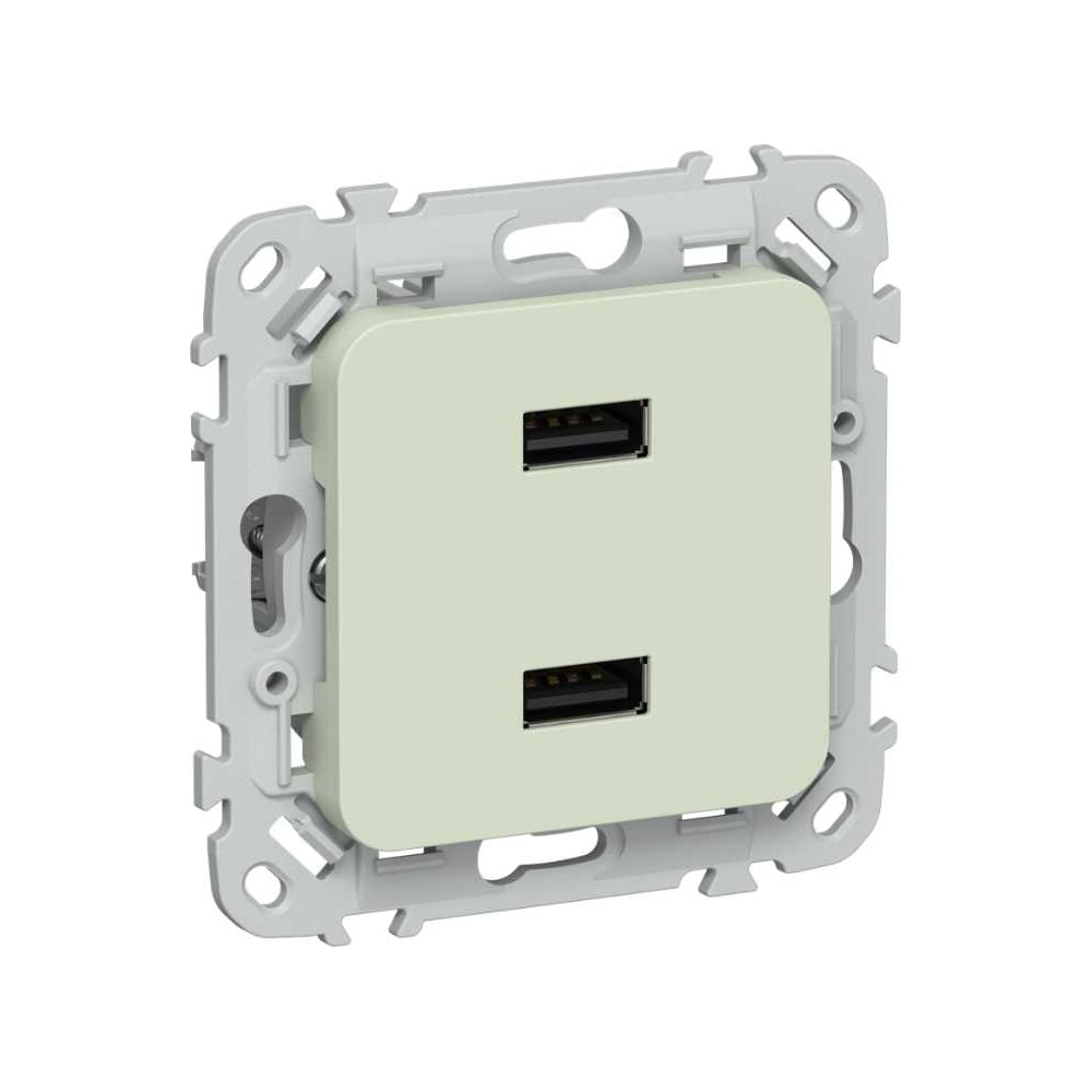 Розетка IEK FLITE USB A+A 3,1А РЮ-2-ФлП панг FI-U21-D31-K92