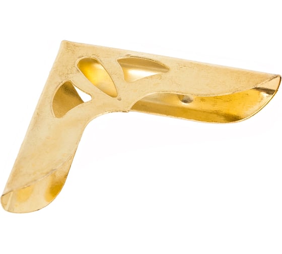 Изображение товара Декоративный угол Левша 30x30, золото, 4 шт. У8-7209.З