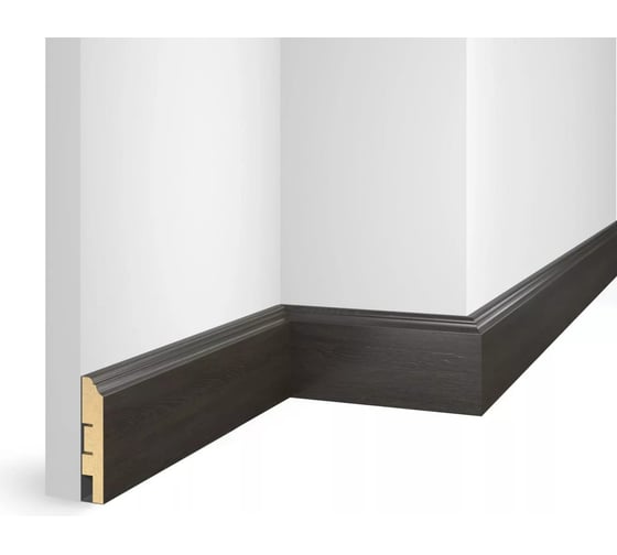 Изображение товара Плинтус COSCA DECOR ЕP07 NanoFlex дуб бархатный, 80x16x2400 мм, МДФ СПБ082729