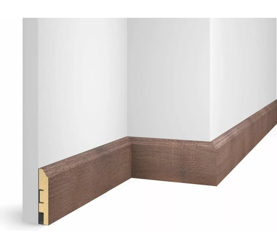 Изображение товара Плинтус COSCA DECOR WP07 экошпон, дуб Окленд, 80x16x2400 мм, МДФ СПБ103731