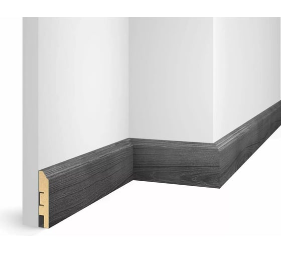 Изображение товара Плинтус COSCA DECOR WP07 экошпон, ясень дымчатый, 80x16x2400 мм, МДФ СПБ103734