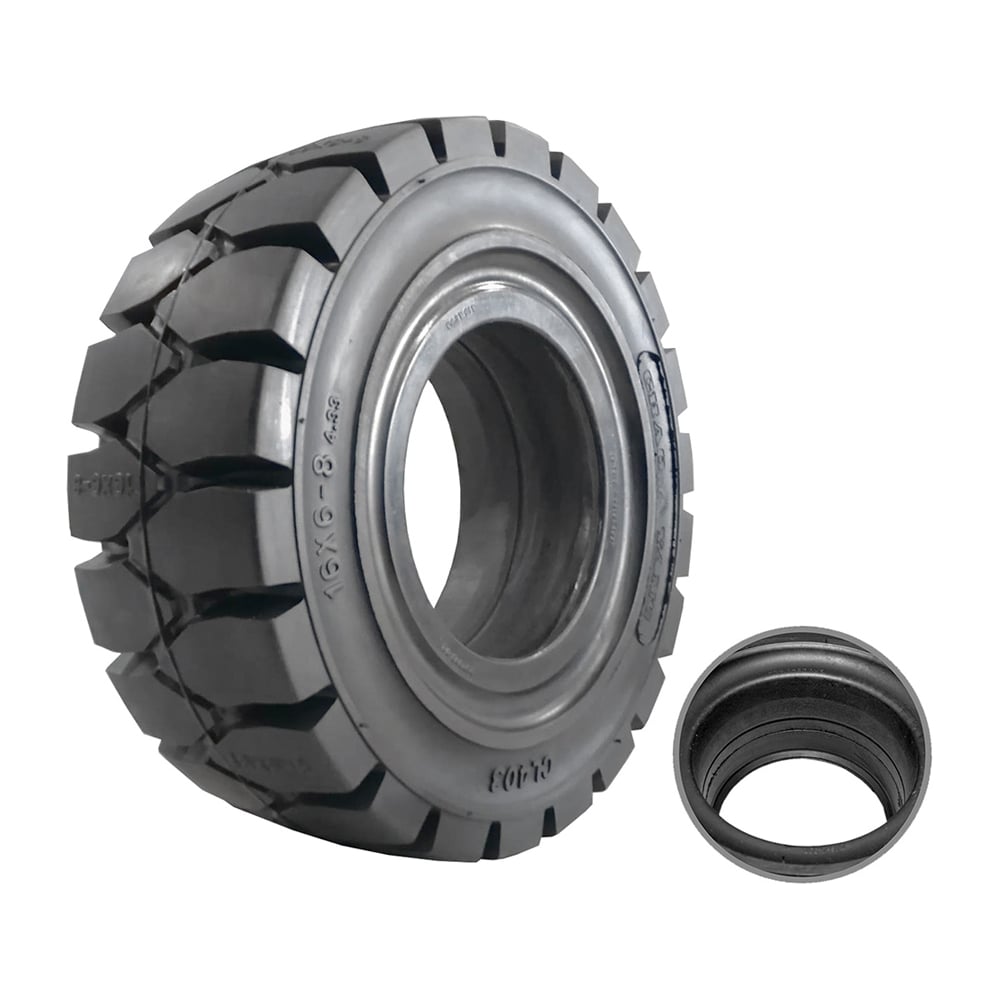 Шина цельнолитая с буртом CHAOYANG 16х6-8 fast fit (CL403) 16х6-8(CL403S)FF
