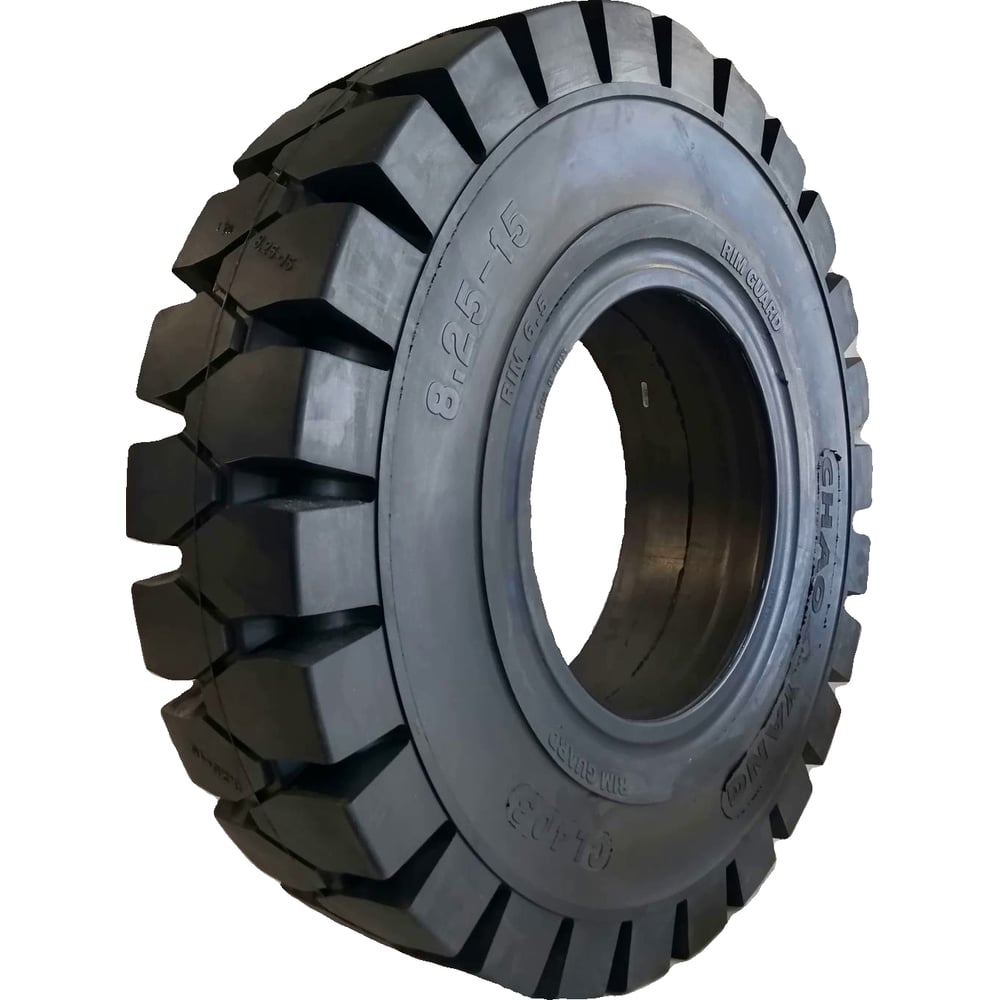 Изображение товара Шина цельнолитая CHAOYANG CL403S для погрузчика 8.25-15/6.50 Изображение товара Шина цельнолитая CHAOYANG CL403S для погрузчика 8.25-15/6.50