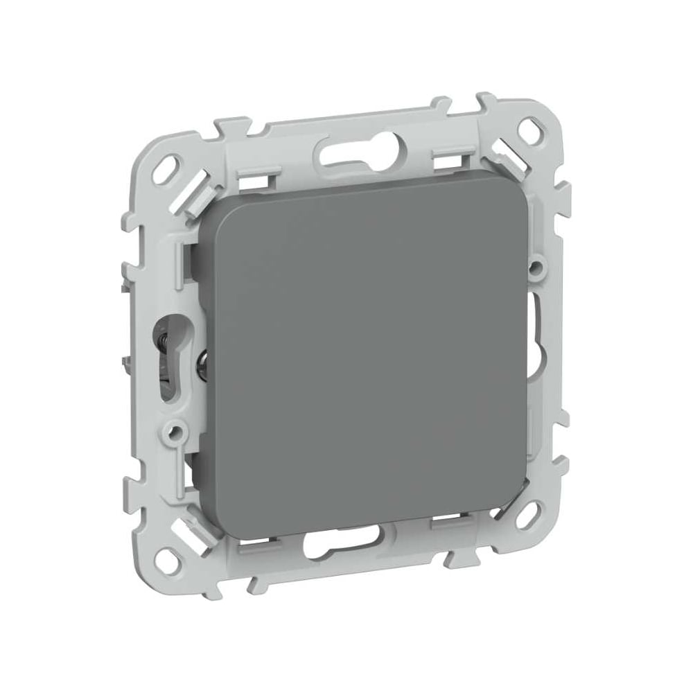 Заглушка с суппортом IEK FLITE ЗГ-ФлМА мокрый асфальт FI-PL10-K80