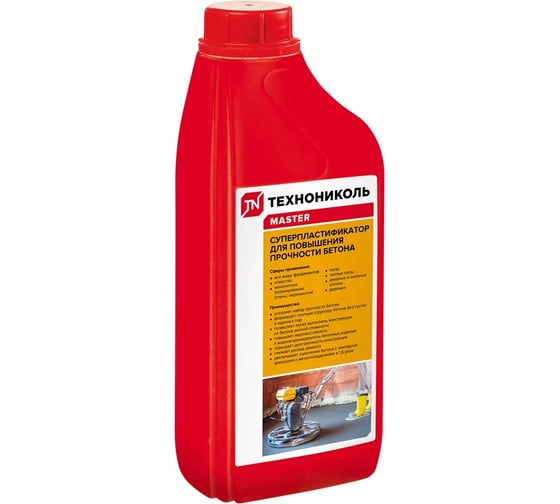 Изображение товара Суперпластификатор для повышения прочности бетона Технониколь 1 л TN529180