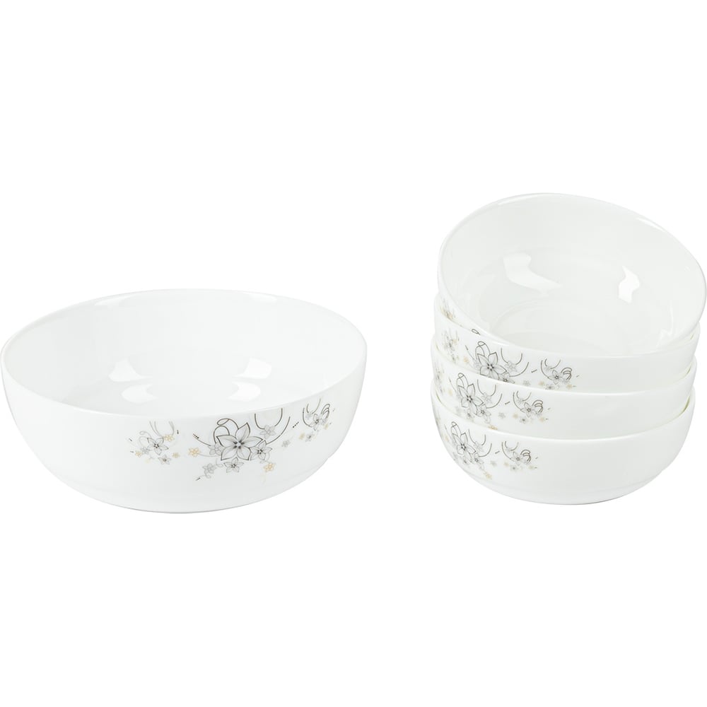 Изображение товара Набор салатников Rosenberg 5 шт RGC-130018 для сервировки и хранения