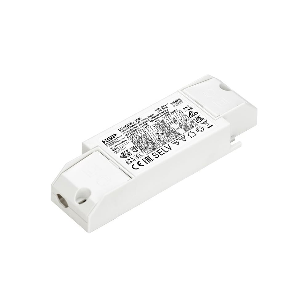 Изображение товара LED-драйвер KGP AC-DC C42C300-1050N-2D для светодиодных ламп и панелей Изображение товара LED-драйвер KGP AC-DC C42C300-1050N-2D для светодиодных ламп и панелей