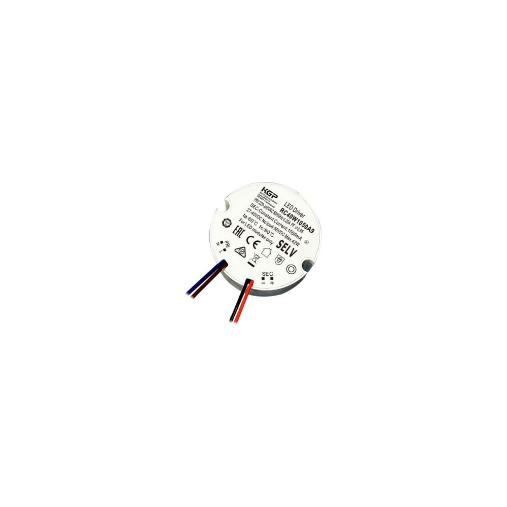 Изображение товара LED-драйвер KGP RC30W700A9 30 Вт защита от короткого замыкания
