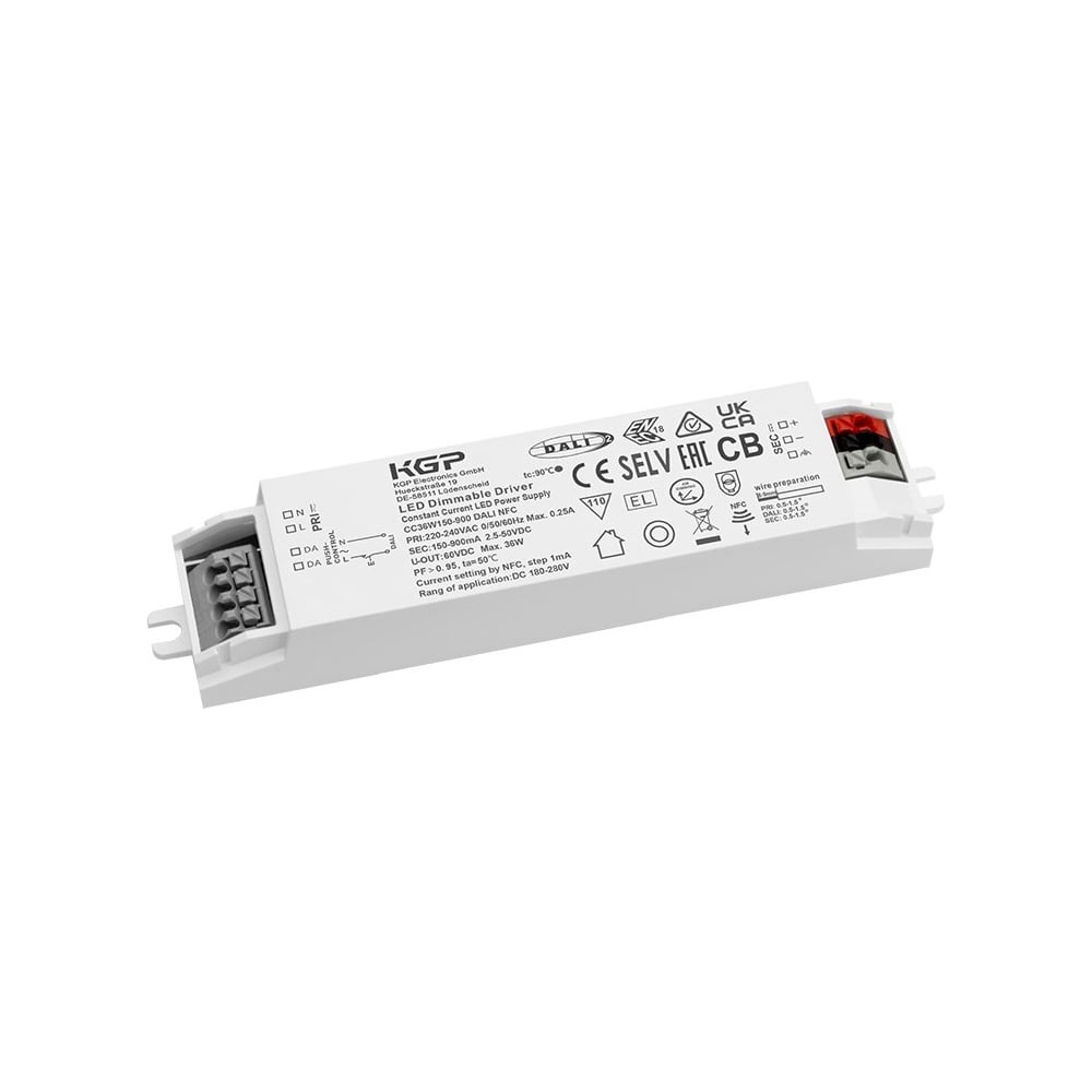 Изображение товара LED-драйвер KGP 36Вт для светодиодов с защитой от короткого замыкания Изображение товара LED-драйвер KGP 36Вт для светодиодов с защитой от короткого замыкания