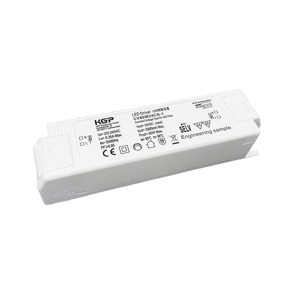 Изображение товара LED-драйвер KGP 60Вт IP20 для светодиодов и подсветки