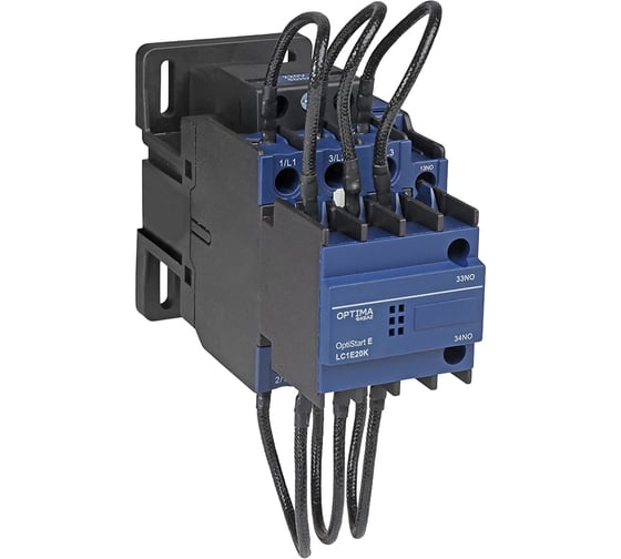 Изображение товара Контактор КЭАЗ OptiStart E LC1E16K-M5-2NO+1NC-220AC 385282