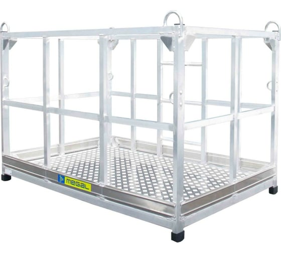 Изображение товара Площадка подвесная алюминиевая ППА-4 (1.7х1.1 м; 320 кг) MEGAL 401004