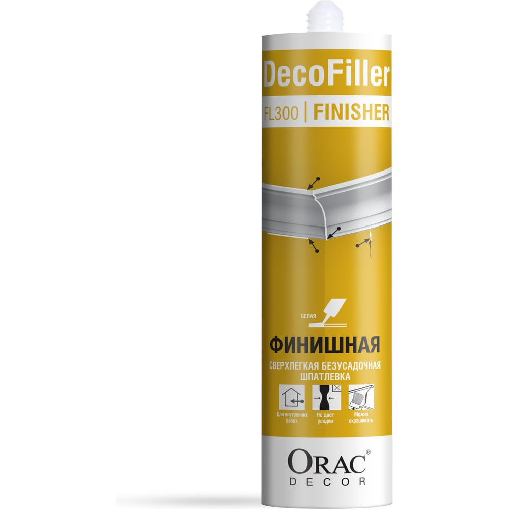 Изображение товара Шпатлевка финишная Oracdecor FL300_RU ORAC DecoFiller 310 ml FL300